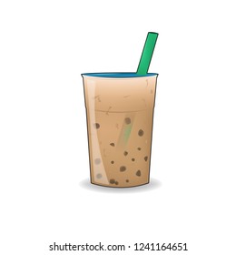 Bubble Tea vector cartoon