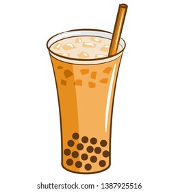 bubble tea vector graphic clipart