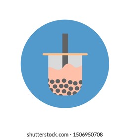 bubble tea vector illustration icon