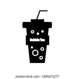 bubble tea vector type icon