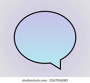 bubble template for social media needs