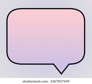 bubble template for social media needs