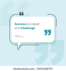 Bubble testimonial banner, quote, infographic. Social media post template designs for quotes. Empty speech bubbles, quote bubbles and text box