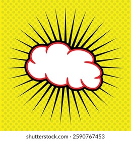 bubble text boom, exploding and expression. use for comics and pop art posters