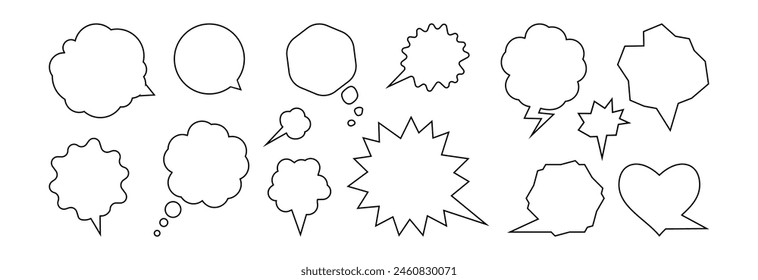 Bubble for text in the style of Hand drawn.