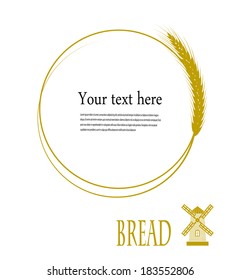 bubble to the text of the wheat ear