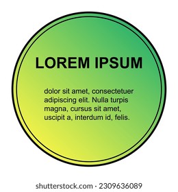 Forma de título de burbuja, icono de diseño geométrico de pancarta, ilustración vectorial de marco moderna.