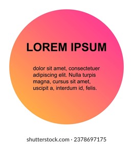 Bubble title shape, banner geometric design icon, modern frame vector illustration .