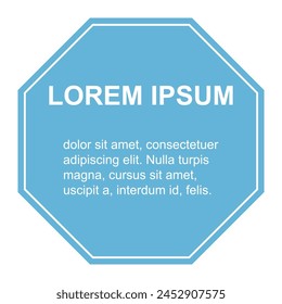 Forma del título de la burbuja, icono del diseño geométrico del Anuncio, Ilustración vectorial moderna del marco .