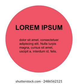 Forma del título de la burbuja, icono del diseño geométrico del Anuncio, Ilustración vectorial moderna del marco .