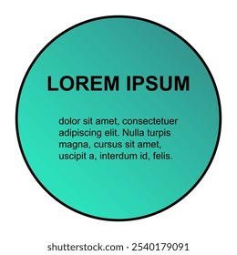 Forma del título de la burbuja, icono de diseño geométrico de Anuncio, Ilustración vectorial de marco moderno .