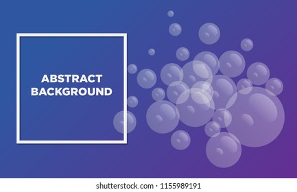 bubble vector background template 