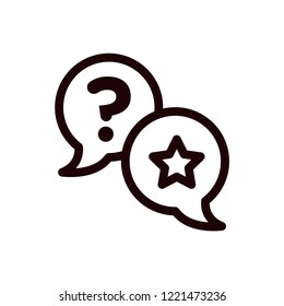 Bubble vector icon