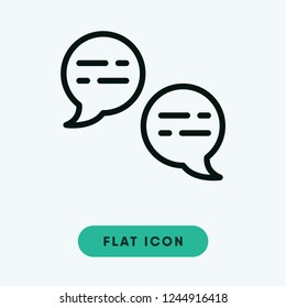 Bubble vector icon