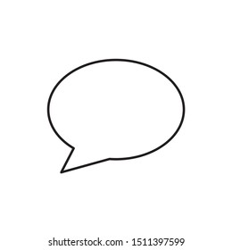 Bubble vector icon, bubble vector illustration
