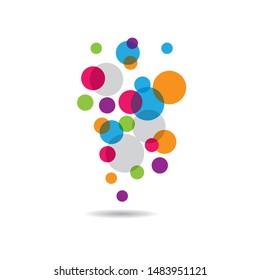Bubble vector icon illustration design