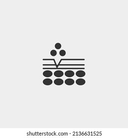 Textfeld Vektorsymbol