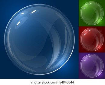 Bubble vector template. To change color just change background color. EPS10 file.