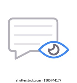 bubble view color line icon