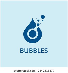 Logotipo e símbolo da bolha de água