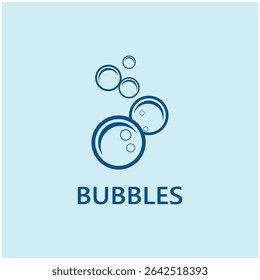 Bubble water logo and symbol design