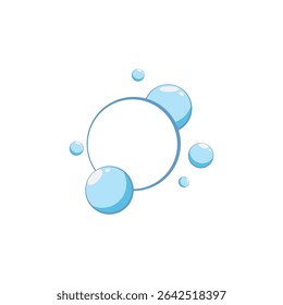 Logotipo e símbolo da bolha de água