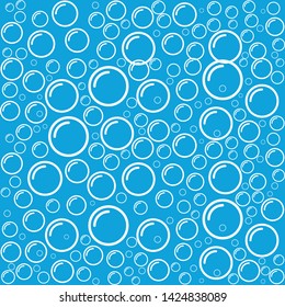 Bubble water vector illustration design template