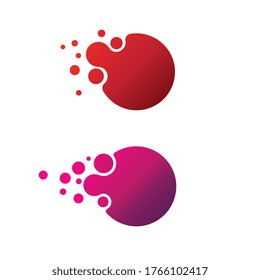 Bläschen-Wasser-Vektorgrafik-Design-Vorlage