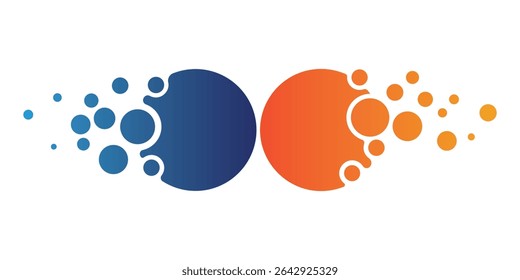 Bubble water vector illustration design template