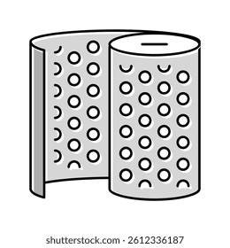 bubble wrap plastic color icon vector. bubble wrap plastic sign. isolated symbol illustration