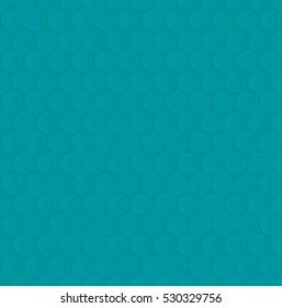 Bubble Wrap. Turquoise Neutral Seamless Pattern for Modern Design in Flat Style. Tileable Geometric Vector Background.
