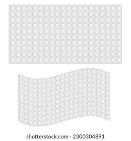 Bubble wrap Vector, Wrapping Bubble Wrap Sheet, Packing Bubble Wrap, Shipping Supplies, Packaging Material