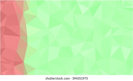bubblegum and minty color low poly background
