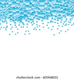 Bubbles abstract background. Vector illustration. Eps10.