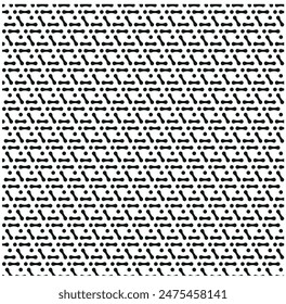 Bubbles Atraction Pattern. Black and White Vector.