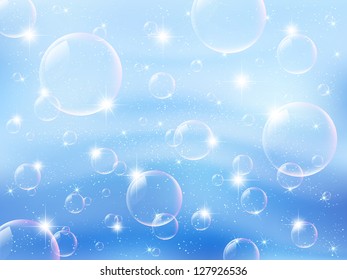 Bubbles Background Sky