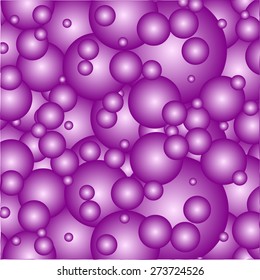 Bubbles background. Vector