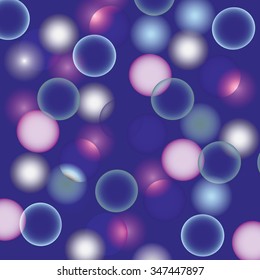 Bubbles background vector