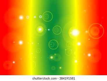 Bubbles Background Vector (reggae)