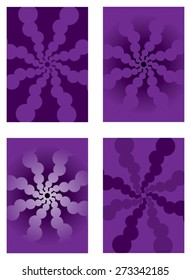 Bubbles Background Violet Pack