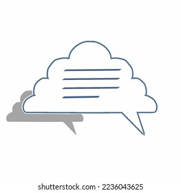 bubbles, balloon, chat, speech, dialog, talk, chat, message template. vector design illustration icon