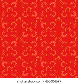 Bubbles chaotic seamless pattern. Fashion graphic background design. Modern stylish abstract texture. Colorful template for prints, textiles, wrapping, wallpaper, website etc Stock VECTOR illustration