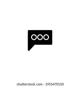 Bubbles chat icon, eps 10
