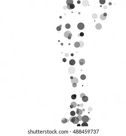 Bubbles Circle Dots Unique Black Bright Vector Background