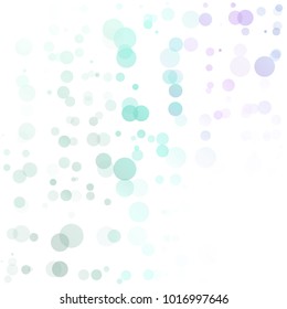 Bubbles Circle Dots Unique Colorful Bright Vector Background