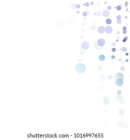 Bubbles Circle Dots Unique Colorful Bright Vector Background