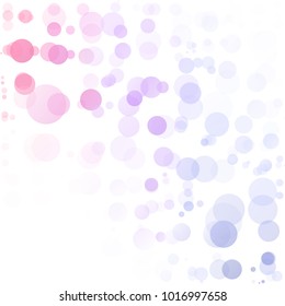 Bubbles Circle Dots Unique Colorful Bright Vector Background