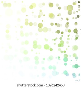 Bubbles Circle Dots Unique Colorful Bright Vector Background