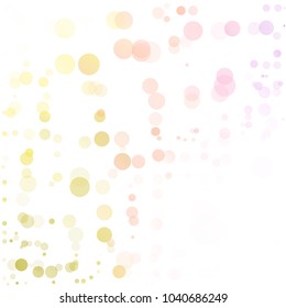 Bubbles Circle Dots Unique Colorful Bright Vector Background