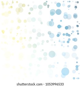 Bubbles Circle Dots Unique Colorful Bright Vector Background